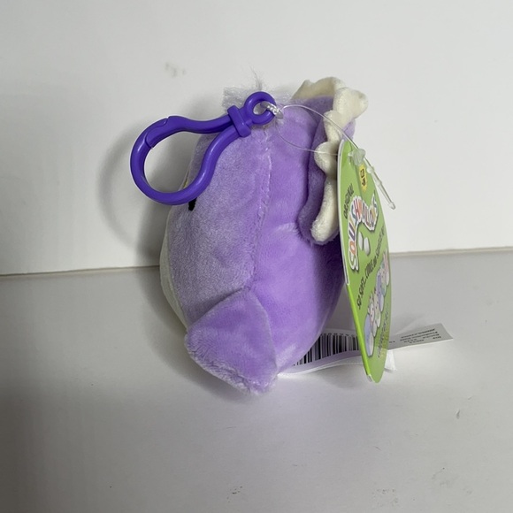 Sqishmallow Elina Purple Bird Keychain NWT 3.5" - Picture 2 of 5